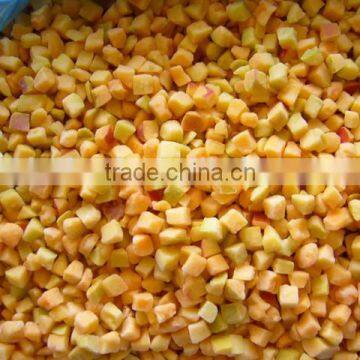 iqf fresh frozen blanched apricot dice