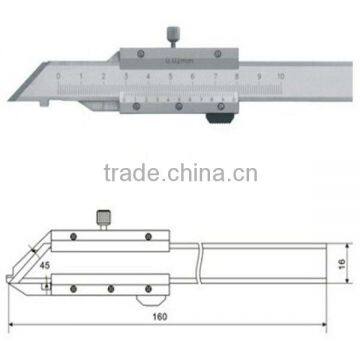 PT107 45Angle vernier Calipers With Open Frame,Chamfering vernier gauges