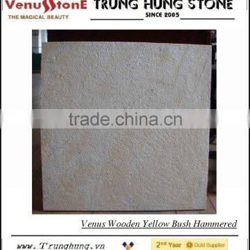 Vietnam Wooden Yellow Marble Bush Hammered