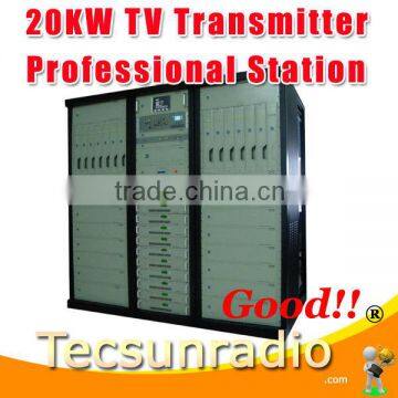 TV 518A-20KW Analog VHF UHF All Solid State Wireless Analog TV Signal Broadcast Transmitter TV Station Broadcasting Equipment