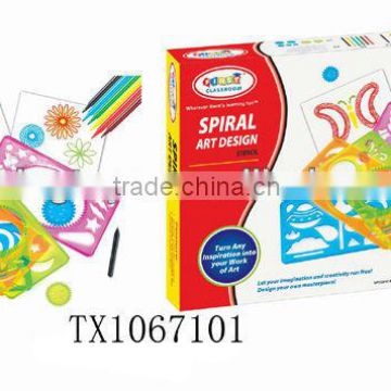 New Educational toy create your own spiral art ruler