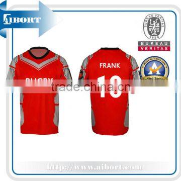 SUBSC-147 sublimation rugby football jersey 2013