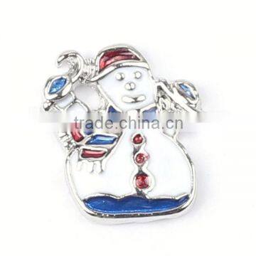 2015 Christmas Gift Snowman Floating Charms Wholesale