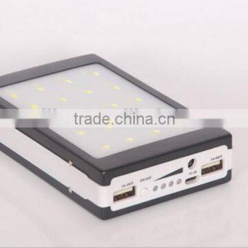 50000mAh Solar Panel Power Bank External Charger Battery Cell Phone Black 2USB photo-6