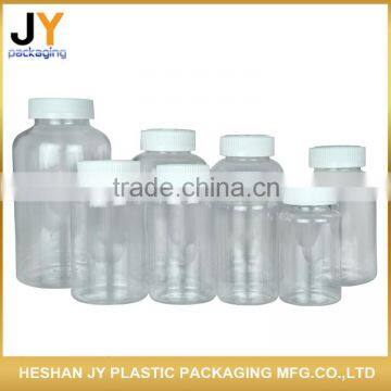 Many size transparent color injection Plastic Pill Container child proof cap PE pill bottle plastic bottle