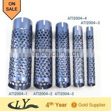 aluminum accessories for hairbrush aluminum round tube