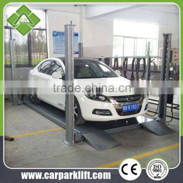 4 post car parking lift hydraulic cheap car lifts