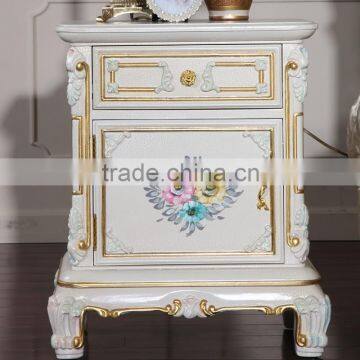 Italian Furniture Reproduction - Baroque Solid Wood Handcraft Bedstand-classic Bedroom Furniture photo-2