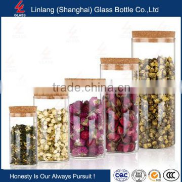 light glass personal use storage food health care jars