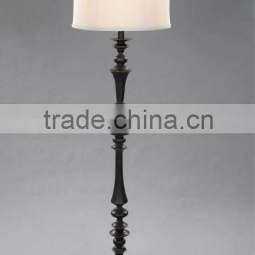 2015 Modern bronze caved white shade floor downlights/floor lamp