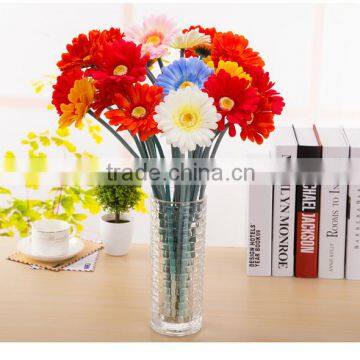 Wholesale Artificial Gerbera Flower African Daisy Bouquet Wedding Home Garden Office Party Coffee Shop Decoration for Display