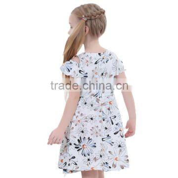 2016 Hot Selling Girl Summer Dress With Floral Pattern Fashion Girl Dress Quality Choice photo-5