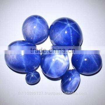 122.65 Ct Blue Star Sapphire 6 Rays Lab Created Stone