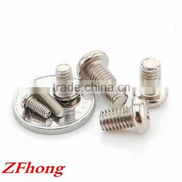 steel with silver color nickel phillip pan round head electronic micro screw