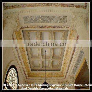 Fireproof Gypsum Reinforced Ceiling Board Moulding GRG 3D Panel