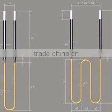 Molybdenum disilicide heating element