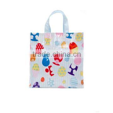 Beautiful full collor printing waterproof PVCfashion shopping bag