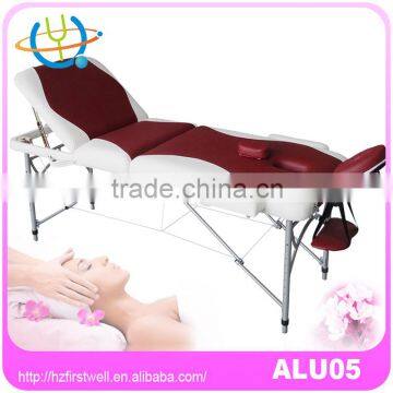 adjustable folding aluminium massage table