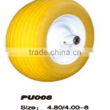 PU Foam wheels manufactures for hand truck wheel 4.80/4.00-8