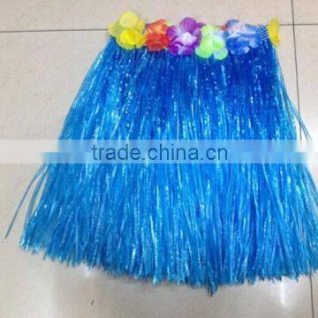 High Quality Plastic Handmade Cheap Custom Hawaii Grass Skirt for Party Decoration photo-6