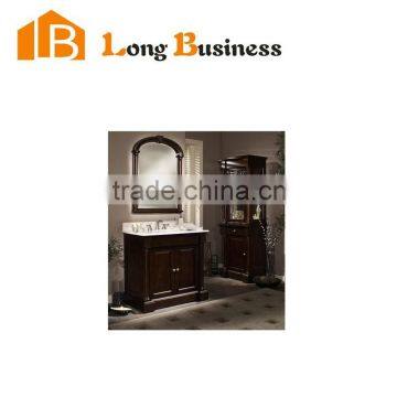 LB-LX2089 Colorful outdoor decoration solid wood bathroom cabinet vanity