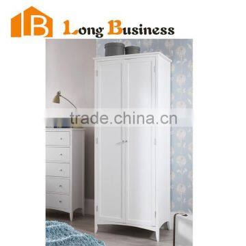 LB-DD3060 Modern 2 doors swing door white wardrobe cabinets