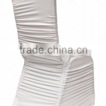 newest ruffled chiavari spandex chair cover for wedding                        
                                                Quality Choice