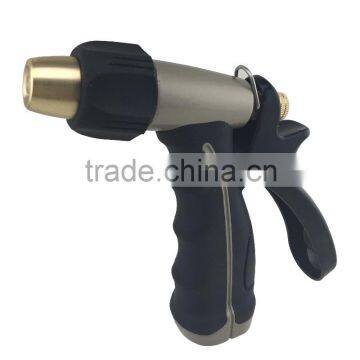 3 Ways Metal Garden Hose Nozzle Brass Twist head hose nozzle Spray Gun