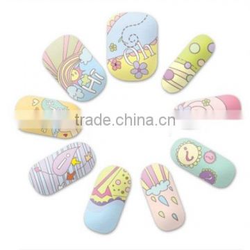 factory price and excellent export services cartoon full nail sticker for kids