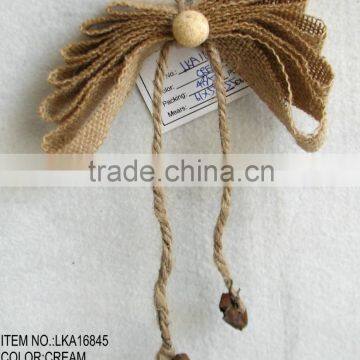 handmade artificial flowers burlap butterfly with polyfaom balls christmas decorations ornament