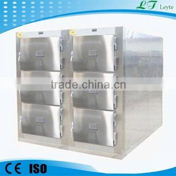 304 stainless steel 6 bodys Mortuary morgue,mortuary refrigerator,mortuary cabinet