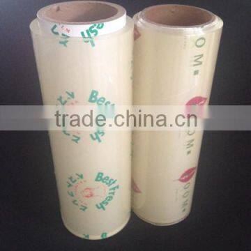 2014 pvc Self-adhesive film pvc transparent film factory supply famous brand wangchang
