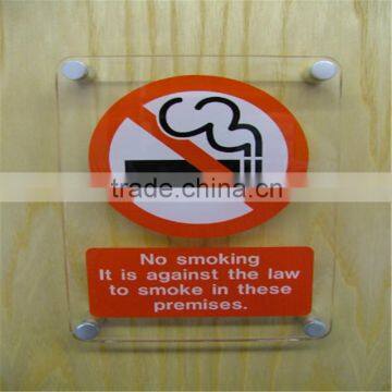 Cheap customized clear hanging acrylic sign holder