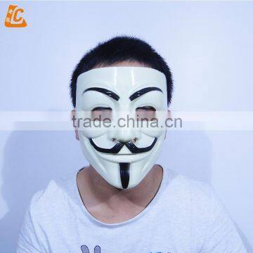 funny halloween pvc mask real human face party mask guy fawkes mask for men