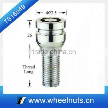 ball seat car wheel lock bolts