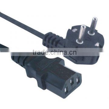 Korea power cord plug with iec c13 KC approval