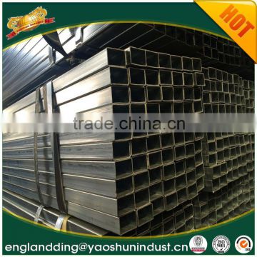 pre galvanized mild steel square tube