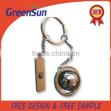 China good supplier commemorative gifts blank coin metal keyring