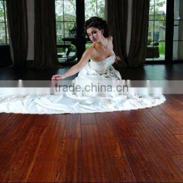 wood antique flooring(best ash/oak brushed/smoked hardwood/solid)