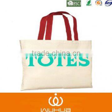 Cotton Canvas Shoulder Shopping Promotional Tote Bag for travel and beach