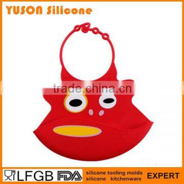 Silicone food and crumb catcher adult baby bib