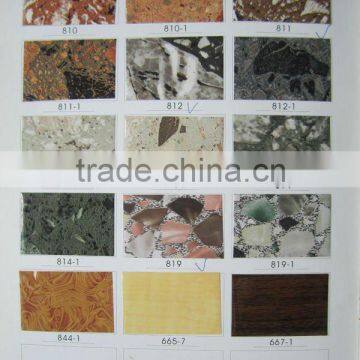 stone effect films for bags, furniture panel