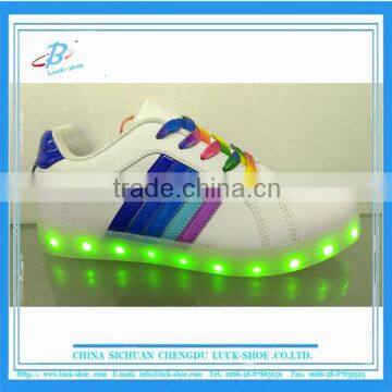 2016 Popular led flashing light shoe Men Women Lovers LED light up Shoes