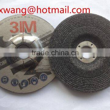 5'' high grinding rate resin grinding wheel/disk for metal stainless steel