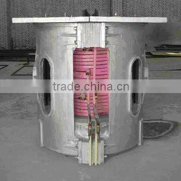 1 ton Midium Frequency melting Induction Furnace for Melt Steel, Iron, Copper, etc
