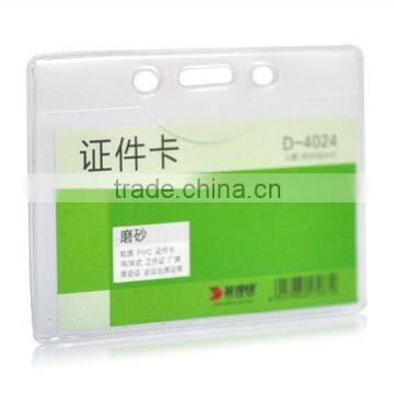 Supplier RBD 0.4mm PVC Soft Frosted Badge Holder D4024 photo-3