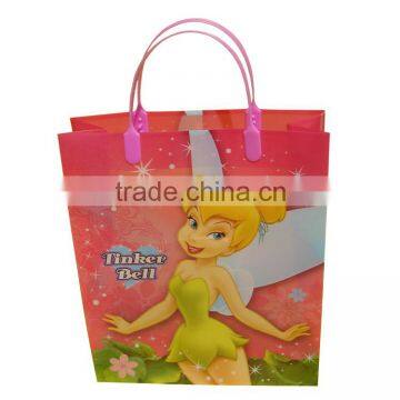 Good quality Cartoon Lovely girl PP/pvc gift bags (BLY4-1646PP)