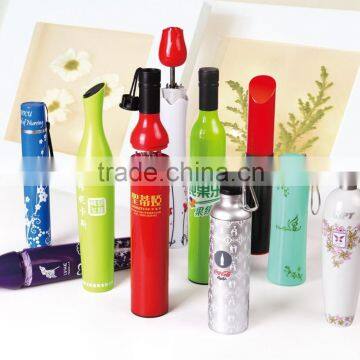 Promotional customized wine bottle rose bottle banana bottle cartoon umberlla
