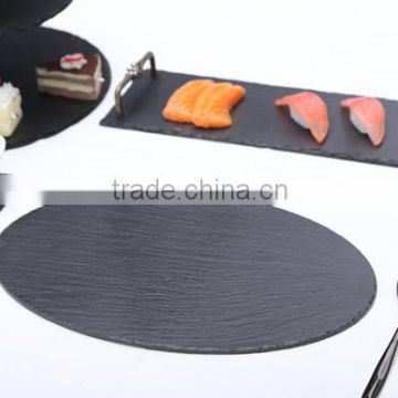 Fashion slate wholesale dinner plates