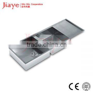 Kitchen stainless sink/Double bowl handmade sink JY-1165L1